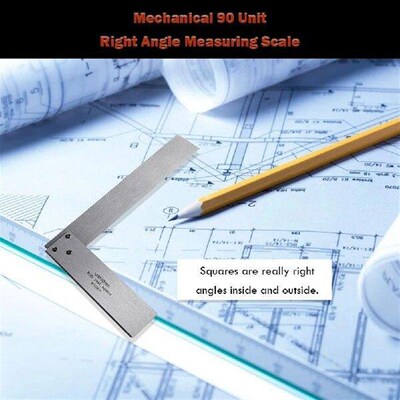 Machinist Square 90 Right Angle Ruler Protractor Carpenter