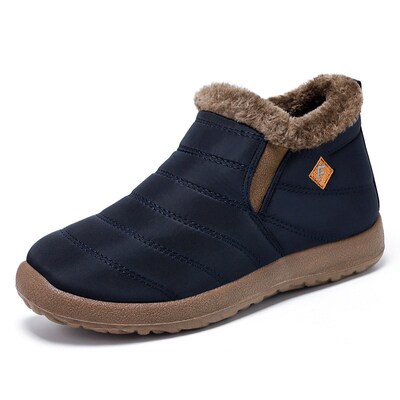 Mens Winter 2025 Cotton Shoes Boots with Extra Thick Padding