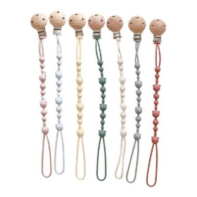 Bear Teether Toy Pacifier Straps Baby Product Baby Clip