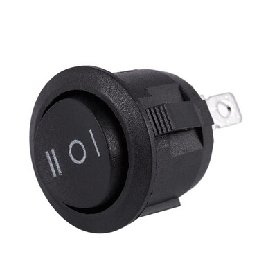 2 x AC 6A/250V 10A/125V 3 Pin SPDT ON/OFF/ON 3 Position Roun