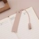Tassel Rope Leather Hanging Bookmark Vintage
