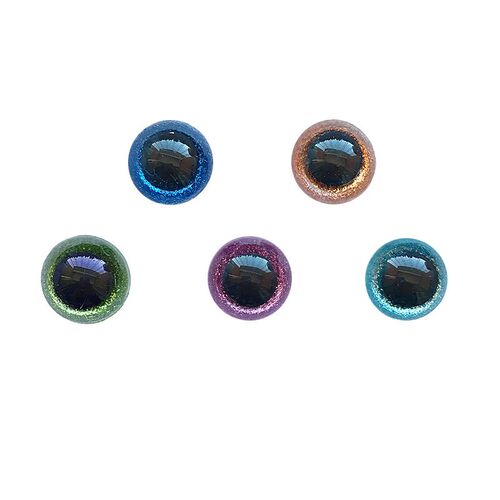 20pcs 3D Glitter Plush Plastic Safety Eyes For Toy Amigurumi