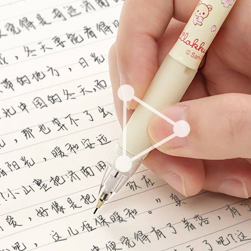 4 pcs/lot 0.5mm Kawaii Cartoon Sakura Rilakkuma Mechanical P - 实物图