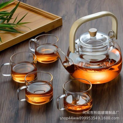 Glass Teapot Household High Temperature Resistant Kettle Lif