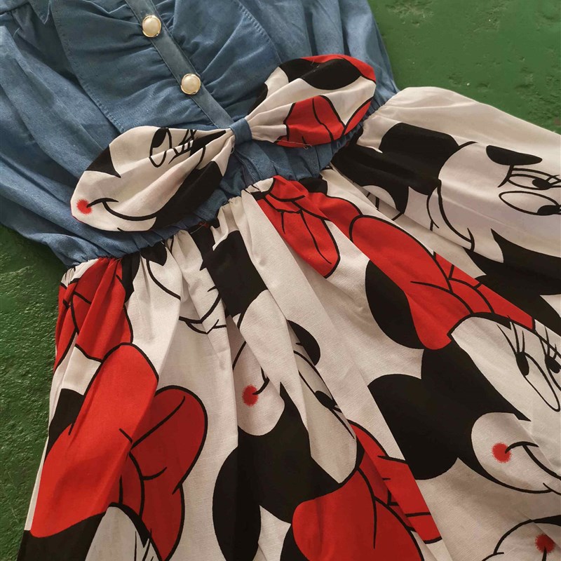 Girl Dress New Childrens Clothing Summer New Cotton Beach M图片