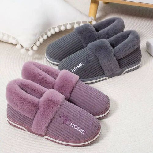 Women Men Couples Home Slippers New Fashion Warm Winter Furr