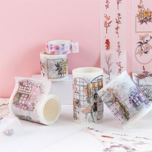 26 Designs Washi Tape Flowers/ Windows/ Girls Japanese