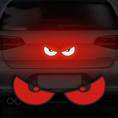 2pcs/Set Reflective Car ers - Improve Your Vehicles Visibil