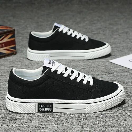 Hot Sale Fashion Red Canvas Shoes Men Classic Low-top Mens