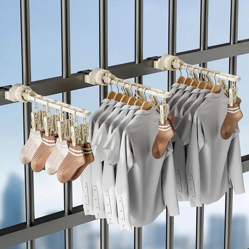 8-Hole Hanger for Travel and Business Trips - Portable Cloth