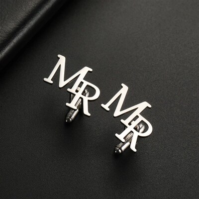 Skyrim 2pcs Custom Cufflinks Men Stainless Steel Personalize