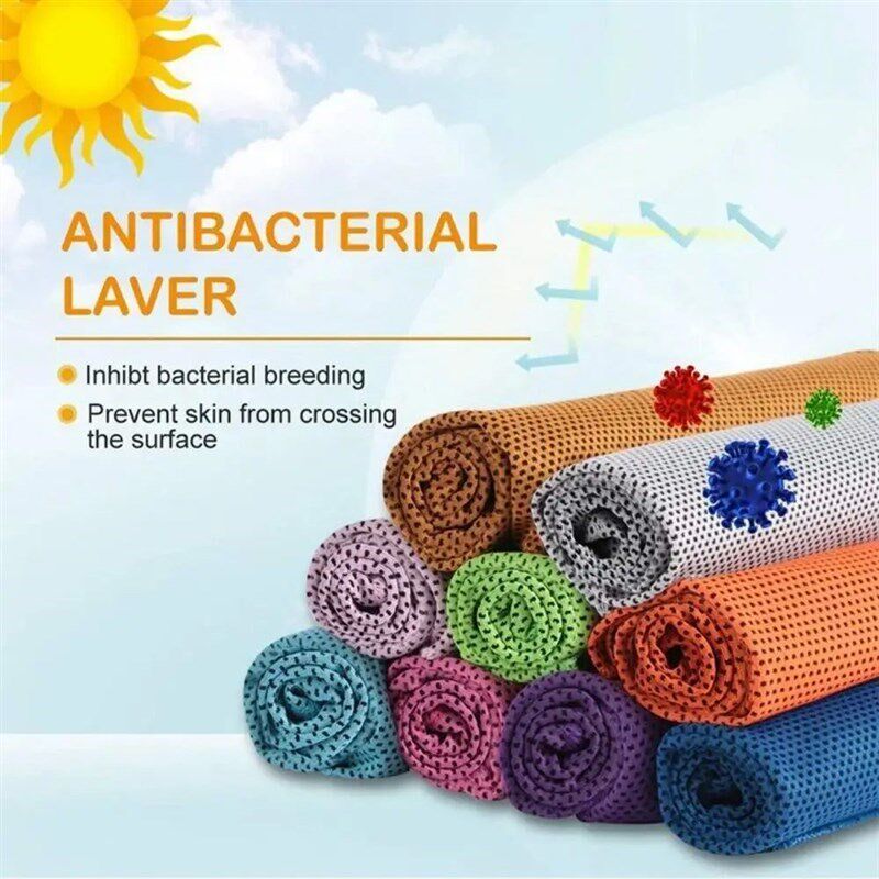 Summer Quick Dry Fitness Cool ATowel Portable Mini Silica Ge - 实物图