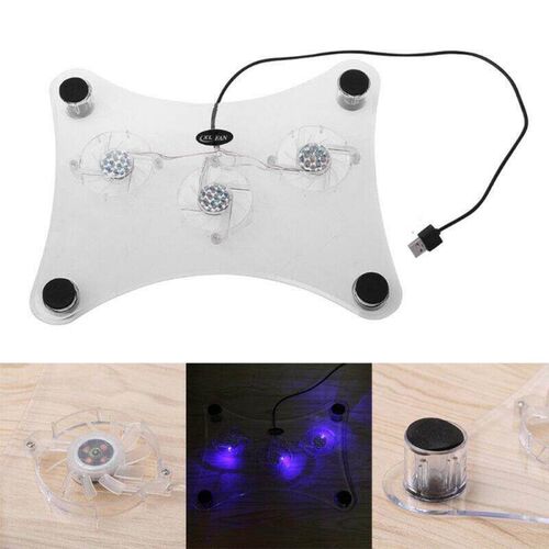 Laptop Cooler Pad Stand Fan USB Notebook Cooling Mat Bracket