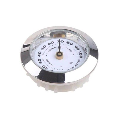 28mm Mini Round Cigar Hygrometer High Moisture Meter