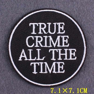 Slogan Embroidery Patch Iron On Patches For Clothing thermoa