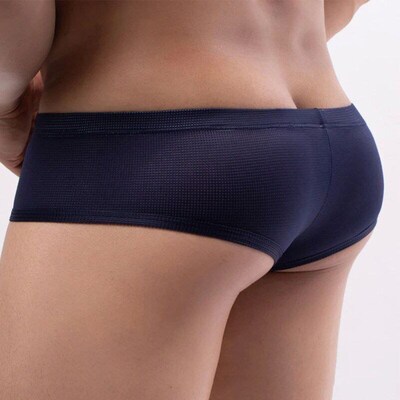 Mens Sexy Half Hip Wrap Bikini Briefs Sexy Low Waist Underwe