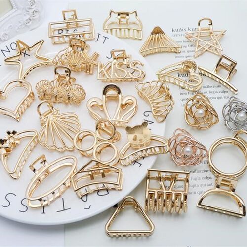 1Pcs  Fashion Smal Simple Wild Geometric Hair Claw for Women