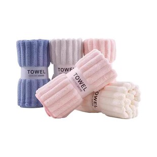 towels soft and Thickened not fleece absorbent easy coral