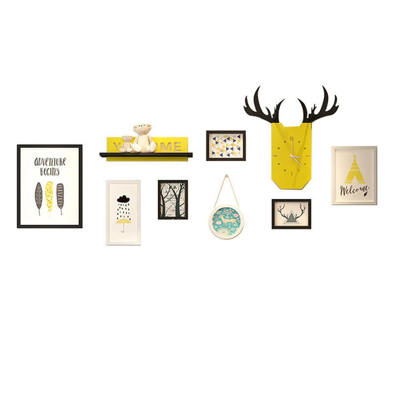 创意电视背景照片墙卧室床头布置房间墙面装饰品客厅餐厅墙壁贴画