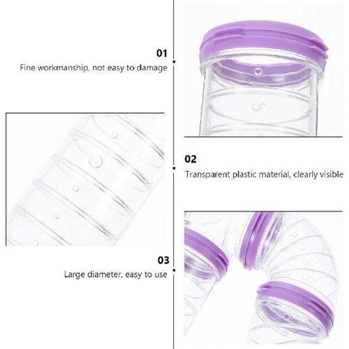 Hamster Pipe Cage External Plastic Tube Rat Cages DIY