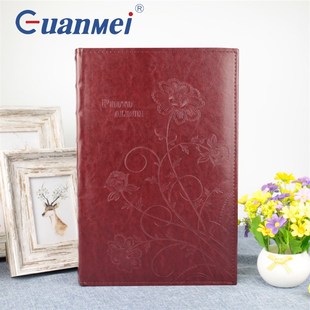 相册插页式大寸300张 复古商务R寸过塑可放写字留言影集相簿本