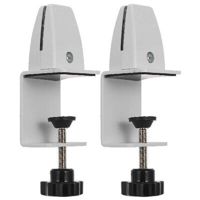 2 Pcs Desktop Bezel Fixing Clip Partition Holder Office