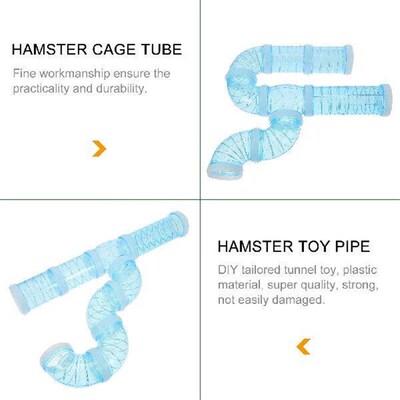 Hamster Cage Tube Small Dog Toys Guinea Pig Pet Tunnel