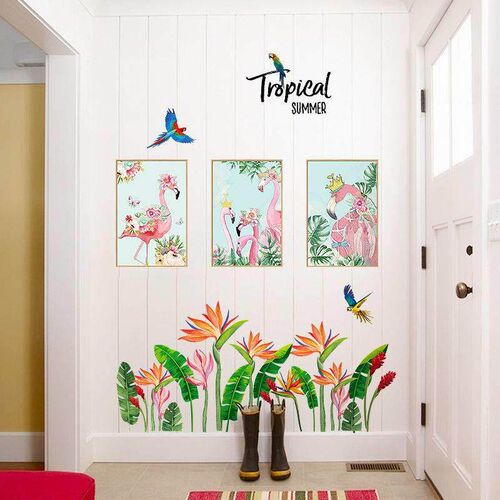Peacock Chart Self adhesive Wall Decal Wall Decal Sticker Dr