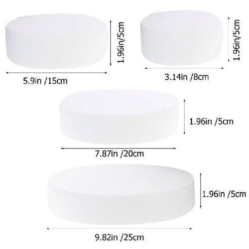 4 Pcs Cake Embryo Model Party Accessories Stand DIY Dummies