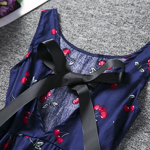 2021 Todder Baby Girl Summer Dress Cherry Printed Tutu Girls