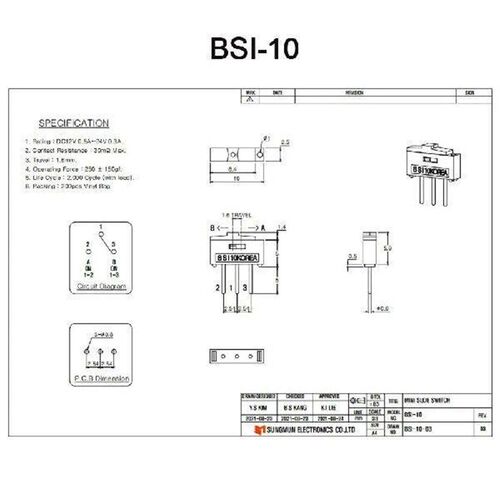 5 Pcs Red Durable Mini DC12V 0.3A 2 ition 3 Pin