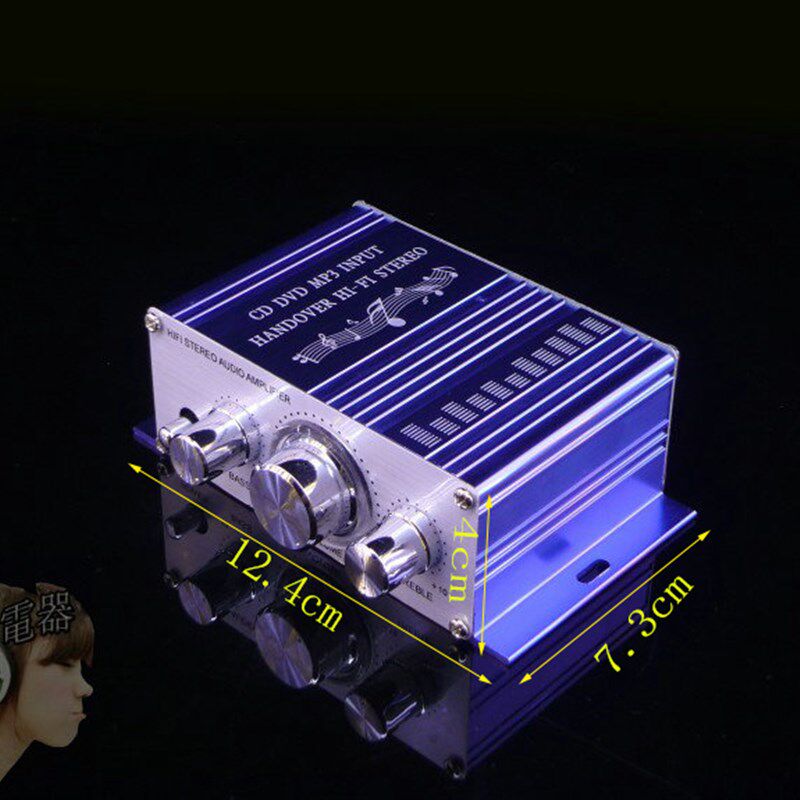 V迷你型功放机音频放大器家用车载小功放音响改装 汽车功放