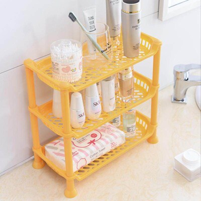 Multi-layer dormitory storage rack, floor-standing washstand