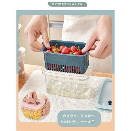 Japanese refrigerator pull-out storage box space-saving