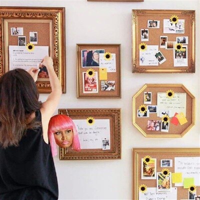 40 Pcs Sunflower Push Pins Flower Tacks Decorative