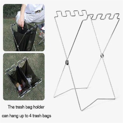 Outdoor Portable Foldable Trash Bag Holder