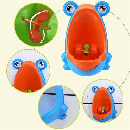 Baby Frog Standing Potty Cartoon Wall-Mounted Kids Boys
