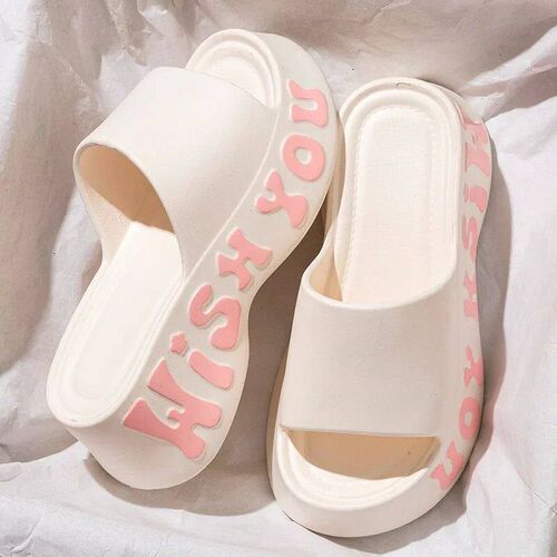 Thick Bottom Cloud Slippers Women Summer Fashion Print