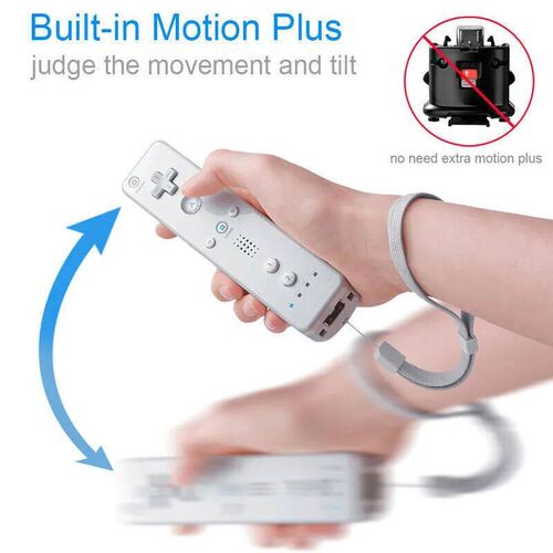 1 pair with Nunchuck Controller Set Motion Plus Remote Contr