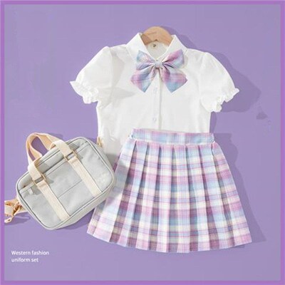 New Kids Girl Outfit 2Pcs Set 2023 Spring Autumn Teens Girl