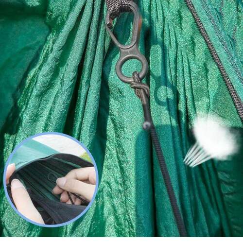 2Person Outdoor Camping Hammock 2.8x1.4m/9.2x4.6ft Lightweig