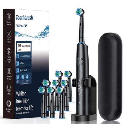 Intelligent electric toothbrush, automatic cleaning, recharg