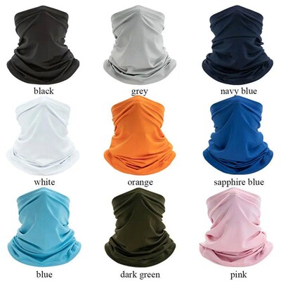 Sun Protection Neck Gaiter Cycling Mask Ice Silk Full Face M
