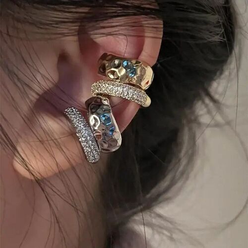 Fashion Zircon Double-layer Ear Cuff No Piercing Earring 202