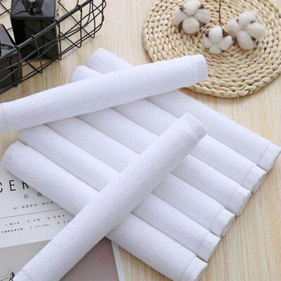 White Hemstitched Napkins Cocktail Napkin For Party Wedding