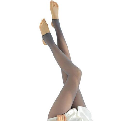 Fleece-lined Thickened Skin-transmitting Leggings Womens Pl