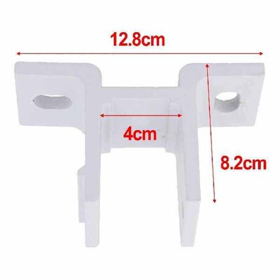 Practical White Wall Mount Bracket for Retractable Awnings