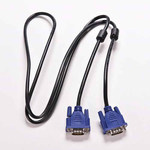 1PC Blue 1.5M 5FT 15 PIN VGA HDB15 SUPER VGA SVGA M/M Male