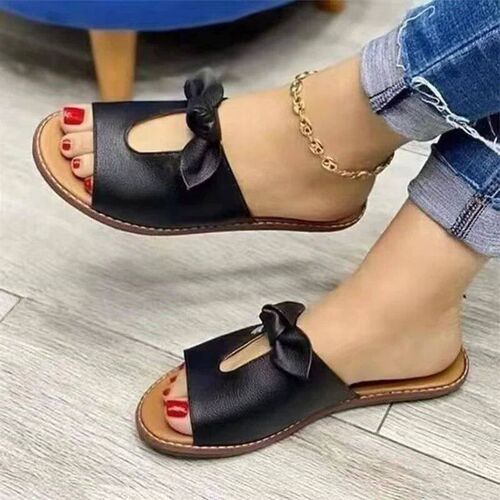 Summer Women Sandals Fashion Bow Female Slippers Plus Size