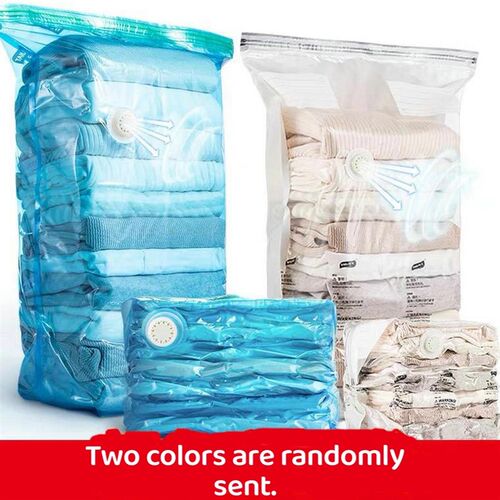 Stereo vacuum bag compression bags Quick exhaust air storage